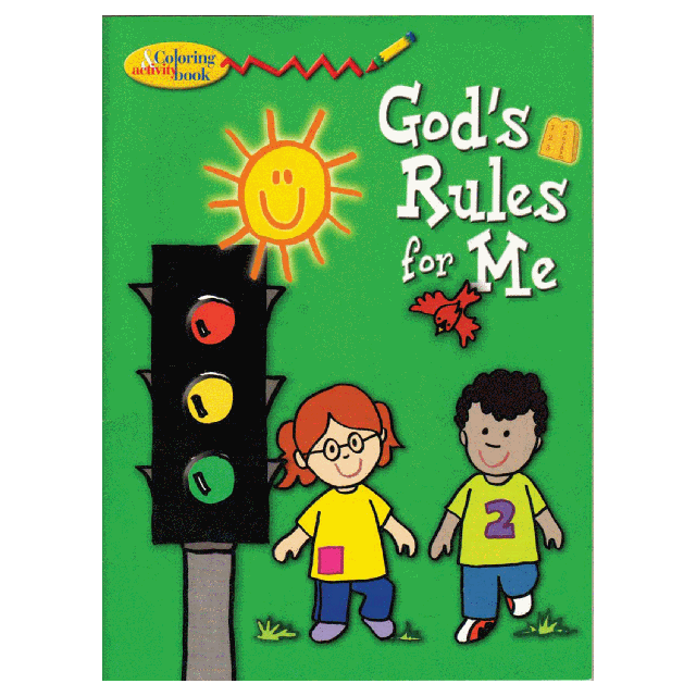God Rules For Me Coloring & Activity Book