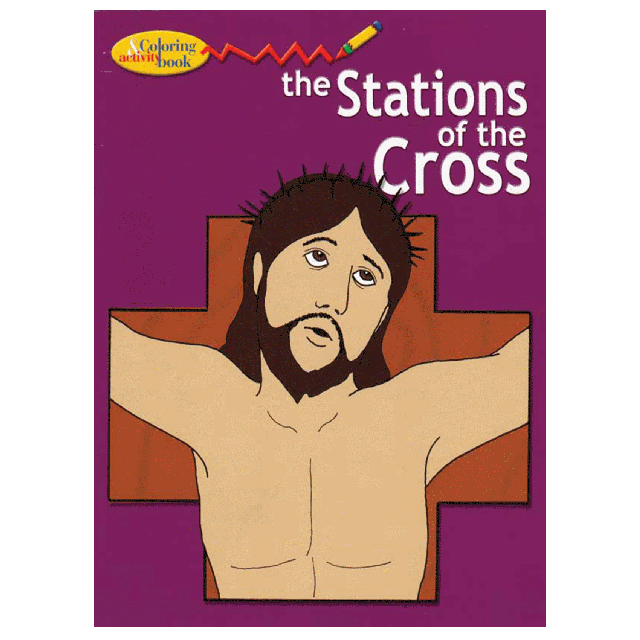 Stations Of The Cross Coloring & Activity Book