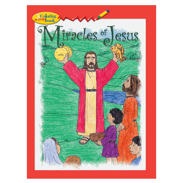 Miracles of Jesus Coloring & Activity Book