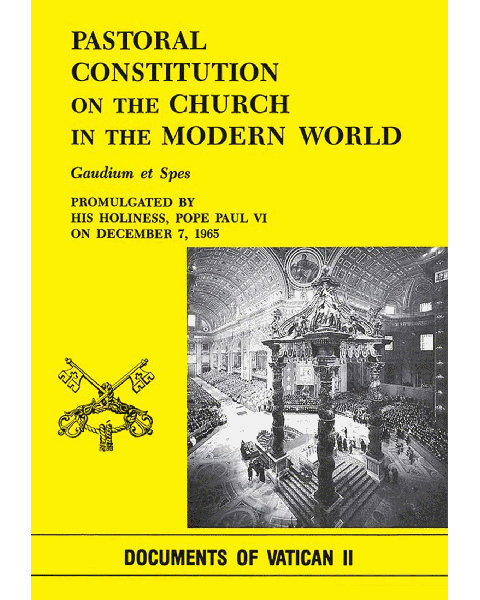 Past Const of Church In the Modern World Gaudium Et Spes