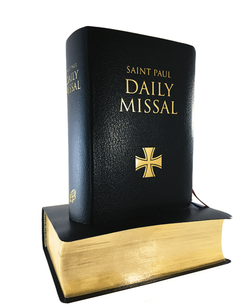 St Paul Daily Missal Blk Leatherflex 